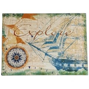 NWT! "Explore" Metal Hanging Sign |  Home Decor | Wall Decor